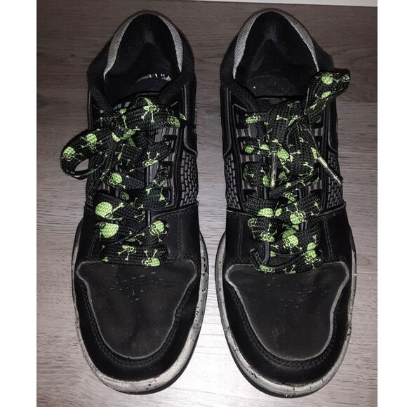 DC Skate Shoes Ryan Villopoto Sneakers Men's Size 7 Black Grey Green Y2k Skater - Picture 3 of 10